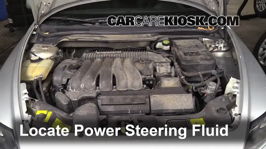 2005 Volvo S40 i 2.4L 5 Cyl. Power Steering Fluid Add Fluid